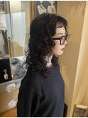 【eddie】暗髪パーマ