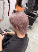 メンズにも人気！ピンクベージュ/那覇美容室/おもろまち美容室