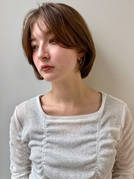 ヴェイン 渋谷(vain) センター分け ショートボブ ショートカット センターパート 20代