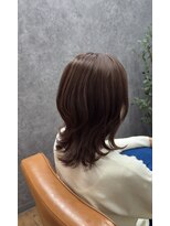 ココア(cocoa)&nbsp;柔らかレイヤー×ピンクベージュ