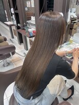 クリック 鎌取店 明るめ艶ブラウン