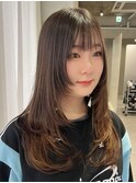 ミルクティーブロンド/ケアブリーチ/レイヤーカット/立川/立川駅