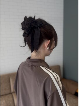 イロ バイ マグ(IRO by Mag) 夏ヘアセット×ブリーチなしカラーで可愛く浴衣アレンジ