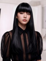 エーヴ&nbsp;髪質改善【水光ストレート】× ワイドバング 暗髪