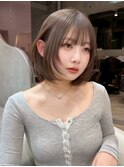 【櫻井指名限定】縮毛矯正で叶える韓国ボブ♪