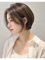 ウィールール 札幌店(WE RULE)&nbsp;大人美人ショートボブ×透け感ベージュ