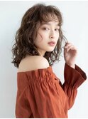 大人ゆるウェーブ×ナチュラルブラウン