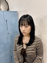 リアンドコー(Re&co)&nbsp;＊yoshiya＊韓国レイヤーカット＊ブルーブラック＊