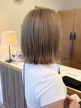 ユウヘアー 尾張旭店(U Hair) 切りっぱなし×透明感カラー