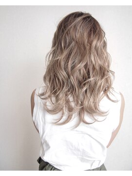 トーク 伊丹本店(TAL'KE) TAL'KE/ハイグレージュバレイヤージュ×ヴェールウェーブ_156