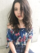 【LUNON】透けるベージュカラー×レイヤーセミディ