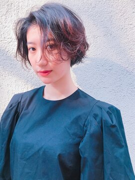 エムスラッシュ みなとみらい馬車道店(M SLASH) M.SLASH馬車道/シースルーカラー/かきあげ前髪/エアリーボブz1