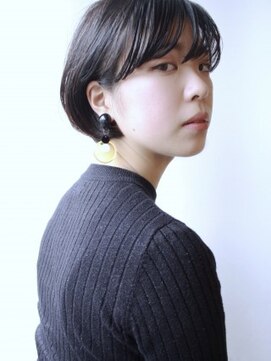 モリオ フロム ロンドン 成増店 【morio成増】耳かけ　秋冬　小顔 クールショート　黒髪