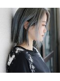 ミントアッシュハイコントラストカラー