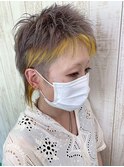 アクセントカラー♪2ブロックショート
