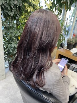 シェル 吉祥寺(shell) 20代30代40代ok_大人かわいい_ワインレッド_暖色カラー