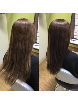 髪質改善ヘアサロン モアビー(More B) 【髪質改善カラー】大人の潤艶プレミアカラー|白髪染めOK