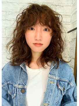 スノッブエモア(SNOB emoi) 春夏にオススメ！とにかくかわいいくせ毛風パーマ