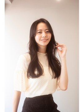 バルベストーキョーサウス(BARBES TOKYO SOUTH) 20代・30代/くびれヘア/暗髪/ニュアンスカラー/大人可愛い