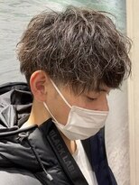 ヨシザワインク プレミアム 築地店(YOSHIZAWA Inc. PREMIUM)&nbsp;マスクに似合うツイストスパイラルパーマ/刈り上げ/マッシュ