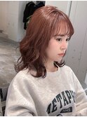 <宮本>サクラピンク×ミディアムレイヤー