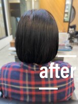 アキコ(AKIko) お手入れ簡単ふんわりボブ/30代/40代/50代