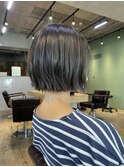 切りっぱなしボブ