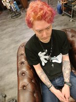 ヘアートランプ(hair trump)&nbsp;毛先RED◆刈り上げ悪ガキスタイル◆