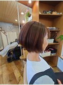 ショートボブ縮毛矯正