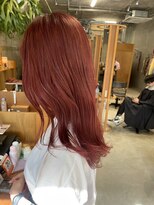 ウェウェ(wewe)&nbsp;深みレッド/暖色カラー/ブリーチカラー