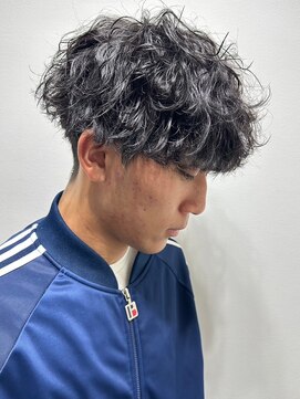 ニアウ 太田店(Niau) 波巻きスパイラルパーマツイストスパイラルパーマメンズマッシュ