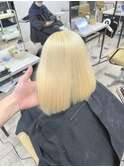 イメチェン似合わせカットケアブリーチ外国人風金髪練馬所沢