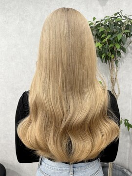 ロウル 渋谷(LOWRL) ブロンドミルクティー/ケアブリーチカラー