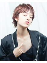 サラビューティーサイト 志免店(SARA Beauty Sight)&nbsp;【志免】ショートウルフ/アプリコットオレンジ☆山之内