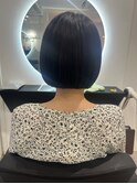 切りっぱなしボブ