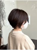 黒髪/ボブルフ/ネビージュ/小顔/ワンレン/観音寺/髪質改善/前髪