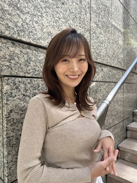 ミンクスオーバー(MINX OVER) メルティカラーフェミニンロング似合わせカット