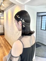 サンルーム(SUN room)&nbsp;タイトアレンジ/ボブアレンジ/金箔/バックカチューシャ/satsuki