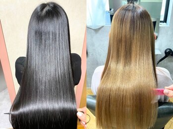 カームバイリコ 学芸大学(calm by liko)の写真/幹細胞＆原料アミノ酸使用【本物の美髪質改善トリートメント】で本質改善へ《学芸大学4分》