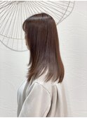ロング 顔周りレイヤー