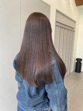 ローレンアオ(LOREN AO) ブラウン/ロング/艶カラー/トーンダウン/ベージュカラー