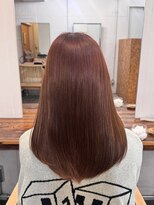 ファルベ(Farbe)&nbsp;ホワイトグレージュミニウルフデジタルパーマチェリーブラウン