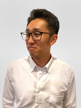 銀座マツナガ 浅草店 ビジカジ七三分けゆるふわ癖毛風パーマ