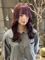 ゼスト フィーノ(ZEST fino) "Pink lavender×裾Black"レイヤーにも黒いれて個性爆発☆