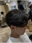 刈り上げセンターパートフェザーパーマフェザーショート h
