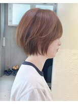 セイドット オモテサンドウ(Say. omotesando)&nbsp;前髪パーママッシュショート前髪ありボブ菱形ショート似合わせ