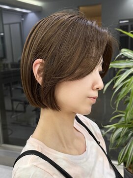 アルテヘアー(arte HAIR) 【arteHAIR】切りっぱなしボブ/センターパート/ボブ