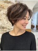 黒髪/オリーブグレー/小顔/ココアベージュ/越谷駅