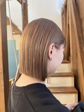 マニア(mania.) ラテカラー透明感カラーハイトーンダブルカラーミルクティー