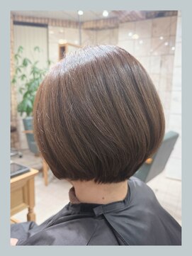 大人に似合うショートボブ◆ミセス/大人可愛いミニボブ